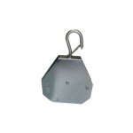 Matis�re - kit poulie de levage � crochet - poulie + potence + corde pour chantier - charge 50kg - kit ...