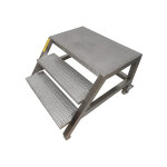 Matisère - marchepied inox 2 marches - hauteur max. de travail 2. 40m - pl400 - inox - 240 Matisère - marchepied inox 2 marches - hauteur max. de travail 2. 40m - pl400 - inox - 240