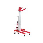 Monte charge pour demi - palette - hauteur max 4000mm - capacit 300kg - leve prcise par manivelle ...