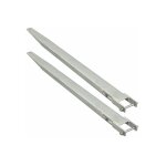 Rallonges de fourches galva pour chariot �l�vateur - dimensions : 2000x100mm - exg20 / 100