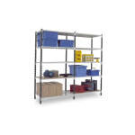 Matis�re - rayonnage d'atelier 5 niveaux - module de d�part - 2000x1000x500 - charge max 217kg / niveau ...