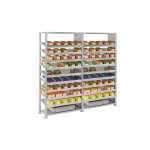 Matis�re - rayonnage visserie 11 niveaux - module de d�part - 2000x1000x400mm - charge max 150kg / niveau ...