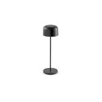 Mavis lampe de table portable noire 3w tactile ip54 71923