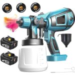 Mawiron - pistolet � peinture, 1000 ml pulv�risateur de peinture sans fil hvlp, pistolet � pulv�risation ...