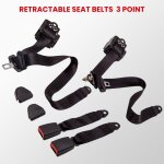 Maxpeedingrods - 2 ceintures de s�curit� r�tractables 3 points for jeep cj yj wrangler 1982 - 1995