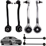 Maxpeedingrods - 6 pcs kit bras de suspension for mercedes - benz classe c w203 clc cl203 clk c209
