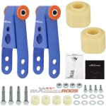 Maxpeedingrods - kit de levage 3'' avant - 2'' arri�re shackle 4wd 1984 - 2001 for jeep cherokee xj