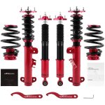 Maxpeedingrods - kit suspension combine filete for bmw 3 series e36 r�glable amortisseurs rouge