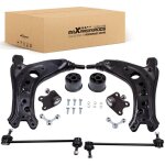 Maxpeedingrods - triangles ensemble bras de suspension kit avant for seat skoda vw 6q0407183 new
