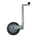 Maxter ? roue jockey 35 mm ? capacit� 75 kg ? tube r�glable 300 � 345 mm ? roulette acier 160 mm pour ...
