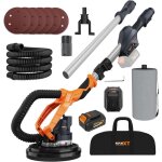Maxxt - ponceuse � cloisons s�ches avec aspirateur, �lectrique sans balais, 7 t�lescopes pliables, vitesse ...