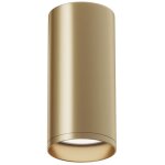 Maytoni focus spot encastrable en saillie or mat 1xgu10