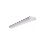 Luminaire led linaire - 2x120cm - t8 remplaable - blanc - acier / ps