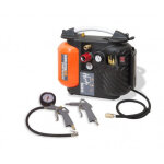 Mecafer - compresseur revolution'air - handy comp. 5 l 1. 5 hp + t + pgs + sbc + 3 embouts