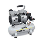Mecafer - compresseur silencieux - 425513 - 6l - 0, 5hp - gris