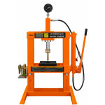 T - mech ? presse hydraulique d'atelier 10000kg ? zone de travail 180 - 335 mm ? v�rin, pompe � main, ...