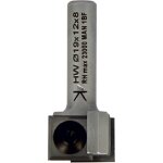 Leman ? fraise pour d�fonceuse � plaquettes carbure r�versibles ? 2 coupes droites ? queue 8 mm ? diam�tre ...