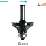 M�che carbure 1 / 4 de rond queue � 8 mm - 38 mm - 8 mm - 19 mm - 12 mm - leman