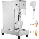 Melangeur a creme glacee 750 w, machine a dessert glace haute vitesse 1740 tr / min, sorbetiere en acier ...