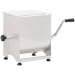 Mélangeur de viande avec boîte de vitesse argenté inox Mélangeur de viande avec boîte de vitesse argenté inox