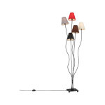 Melis - lampadaire avec abat - jour - 5 lumière - h 1630 mm - blanc - moderne - éclairage intérieur - ... Melis - lampadaire avec abat - jour - 5 lumière - h 1630 mm - blanc - moderne - éclairage intérieur - ...