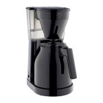Melitta - easy therm ii 1023 - 06 - cafetiere filtre 1l - 1050 w - noir