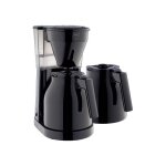 Easy therm ii - cafetiere filtre 1l - 1050 w + 2eme verseuse - noir - melitta