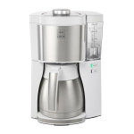 Melitta - machine a caf look v therm perfection 1025 - 15 blanc / acier bross