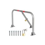 Barrire de parking pliable avec 3 serrures barrire de parking poteau de borne de parking borne de parking ...