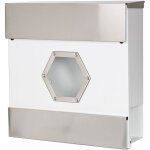 Melko boîte aux lettres murale avec hublot blanc boîte aux lettres murale avec volet de protection et ... Melko boîte aux lettres murale avec hublot blanc boîte aux lettres murale avec volet de protection et ...