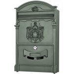 Boîte aux lettres rétro boîte aux lettres murale vintage vert foncé au design italien classique avec ... Boîte aux lettres rétro boîte aux lettres murale vintage vert foncé au design italien classique avec ...