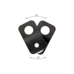 Poulie de dviation pour treuil  cble poulie  cble en acier treuil forestier pour cbles 1 - 8 mm ...