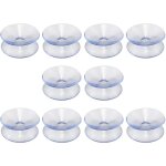 Memkey - lot de 10 ventouses double face en caoutchouc de silicone pour dessus de table - ventouse transparent ...