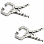 Memkey - lot de 2 colliers de serrage de 22, 9 cm avec patins pivotants en acier pince �tau de soudage ...