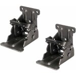 Memkey - 2pcs charni�res autobloquantes, charni�re pour pieds � rabat de meuble pliant, support pliable ...