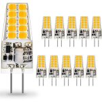 Memkey - ampoule led g4, 2w �quivalent � une lampe halog�ne 20w, ampoules led g4 blanc chaud 3000k 220lm, ...