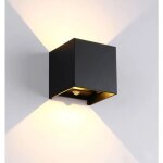 Applique � led avec d�tecteur de mouvement, 10w blanc chaud, �clairage mural ext�rieur / int�rieur pour ...