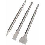 Memkey - burins sds, set 3 (22 - 25cm ciseau, ciseau �troit, pointerolle) pour perceuses l�g�res et marteaux ...
