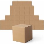 Carton emballage colis 15. 3x15. 3x15. 3cm cm, lot de 40 boites carton d'exp�dition en marron