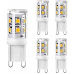 Memkey - g9 led 2w, 20w 25w g9 halog�nes equivalente, 200lm blanc chaud 3000k ampoule led g9 lampe, cri ...