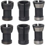Memkey ? kit de 6 pinces de serrage hss pour d�fonceuse ? tailles 6 / 6. 35 / 8mm ? acier rapide pour ...