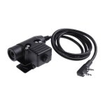 Memkey - u94 connecteur ptt kenwood 2 broches push to talk pour talkie walkie airsoft z113 - ken
