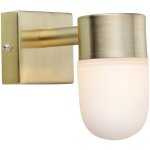 Menton - applique de salle de bain à 1 lumière en laiton ip44, g9 - markslojd Menton - applique de salle de bain à 1 lumière en laiton ip44, g9 - markslojd