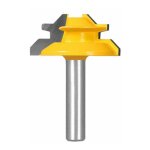 Menuiserie fraises 45 degr de verrouillage mitre toupie 8  1 - 1 / 2 pouce queue en bois fraisage outil ...