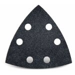 Black feuilles abrasives auto - agrippantes, 93 mm, 6 trous, p. ponceuses delta, carbure de silicium ...