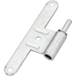 Mermier - lame m�le pour paumelle bois universelle 130x43mm forme en t droite inox 627800