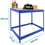 Mesa de trabajo kit simonwork basic 1 901275 - 1 azul / madera