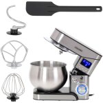 Mesko ms4228 robot p�tissier boulangerie cuisine m�nager multifonction bol inox 5l 6 vitesses 2000w argent ...
