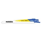 Metabo - lot de 100 lames de scie sabre 628259000 - 150x1, 25mm / 3, 2 - 5, 1 heavy wood + metal