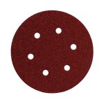 5 feuilles abrasives auto - agrippantes, 150 mm, p 120, srie  professional , pour bois et mtal, pour ...
